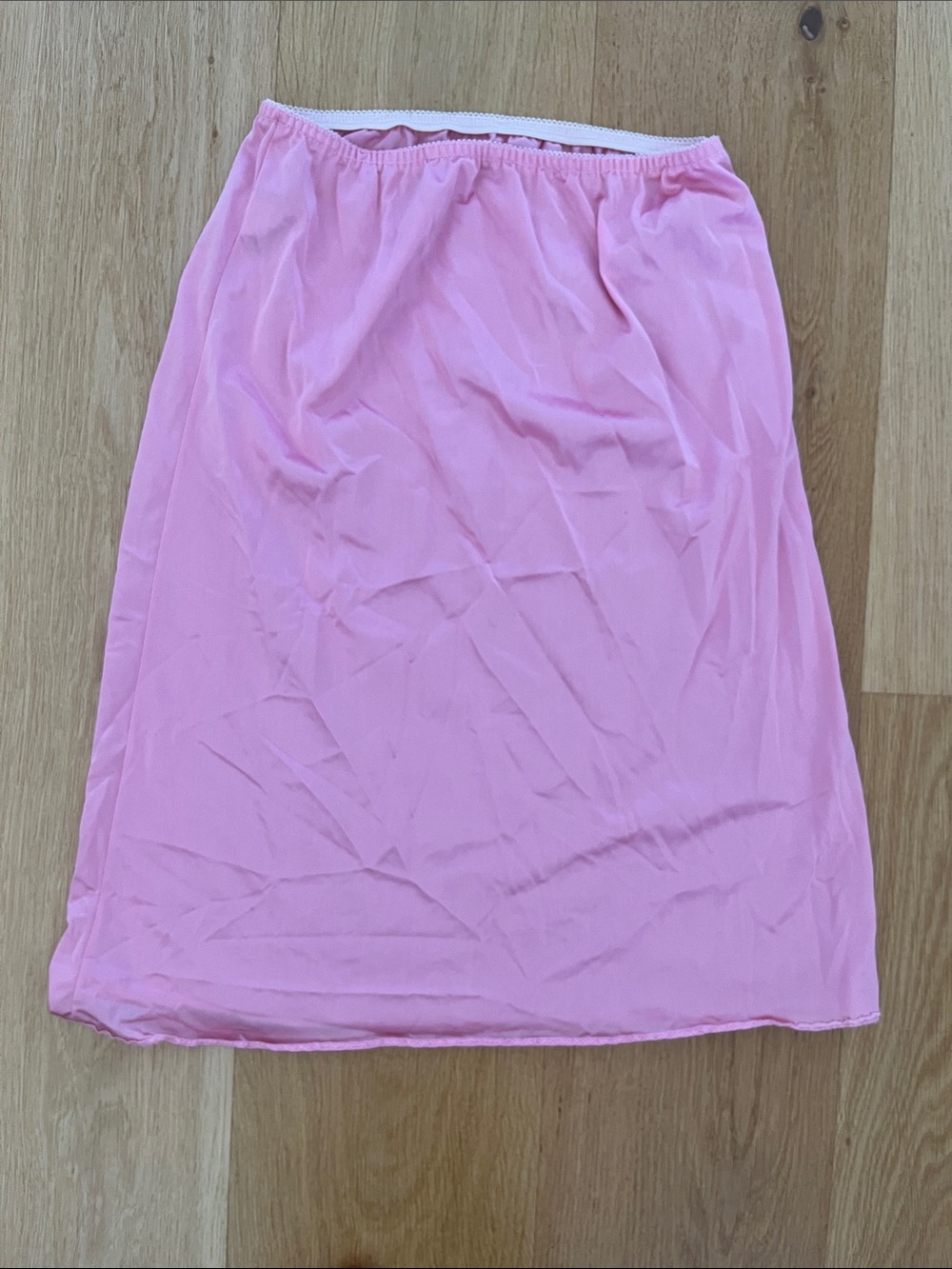 Vintage Slip Skirt Silky Underskirt